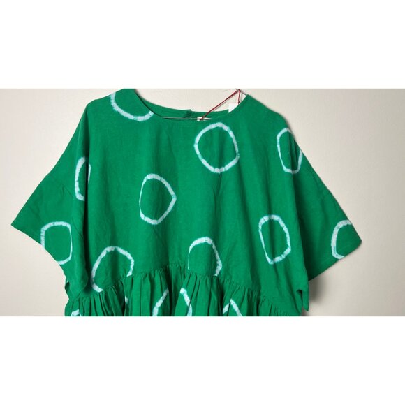 NOR BLACK NOR WHITE GREEN DOVER BABYDOLL DRESS - Picture 3 of 10